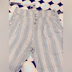 Free People lightweight button front pants, sz.8